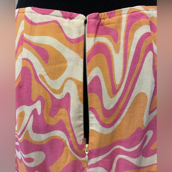 Never Worn! Aritzia Sun•deh Psychedelic Mini Skirt with Slit - Picture 6 of 10
